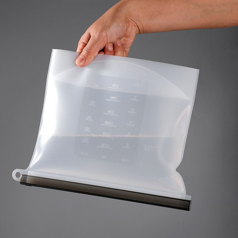 Sandariai sandarūs daugkartinio naudojimo silikoniniai maisto laikymo maišeliai Šaldiklio maišeliai Maisto konservavimo maišeliai daržovėms, vaisiams, užkandžiams, pietums