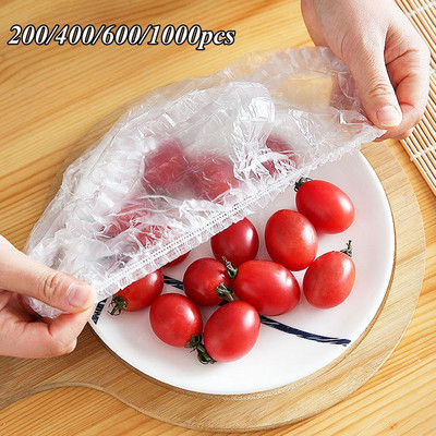 200-1000 kom Plastična vrećica Jednokratna vrećica za hranu Elastična vrećica za čuvanje hrane Navlaka za hranu za voće i povrće Plastična folija