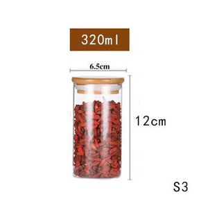 Sklenená priehľadná nádoba Mason Candy Jar na korenie Sklenené poháre s viečkami Pohár na sušienky Kuchynské poháre a viečka Malá veľkosť Veľkoobchod