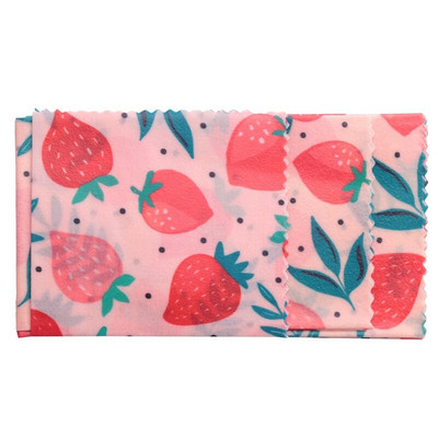 1 set de pânză reutilizabilă cu ceară de albine, înveliș pentru alimente proaspete, capac pentru pungă, petrecere în junglă, înveliș cu ceară de albine pentru brânză de tip sandwich