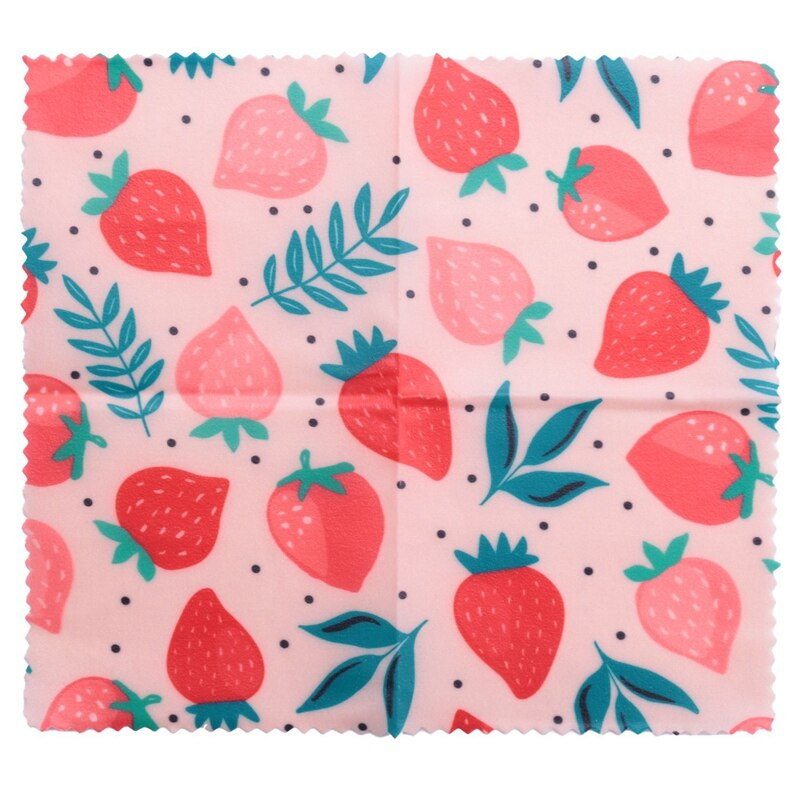 1 set de pânză reutilizabilă cu ceară de albine, înveliș pentru alimente proaspete, capac pentru pungă, petrecere în junglă, înveliș cu ceară de albine pentru brânză de tip sandwich