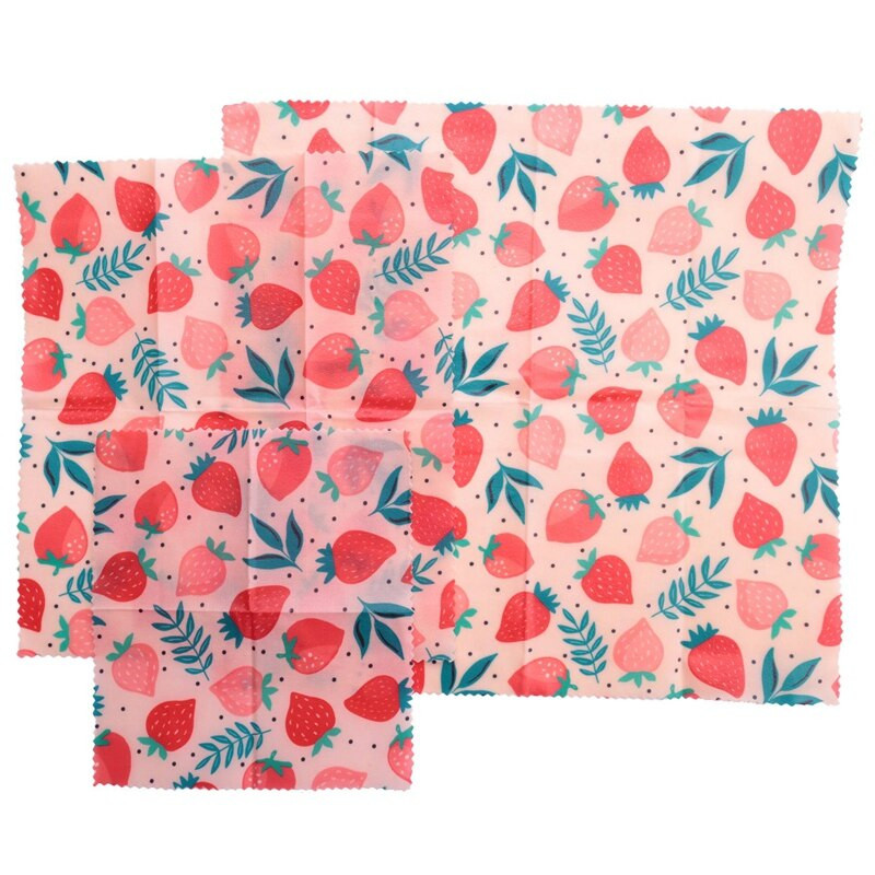 1 set de pânză reutilizabilă cu ceară de albine, înveliș pentru alimente proaspete, capac pentru pungă, petrecere în junglă, înveliș cu ceară de albine pentru brânză de tip sandwich