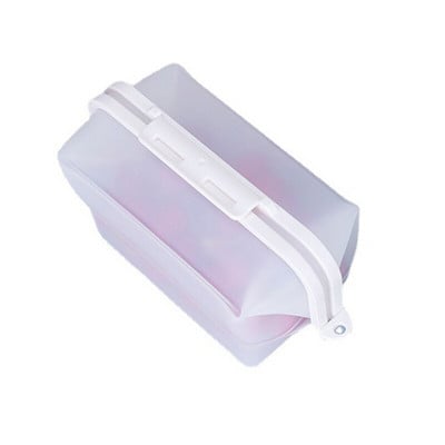 Szilikon frissentartó tasak Élelmiszer Frissen tartó doboz Hűtőszekrény Tárolás Lezárt frissentartó táska Mikrohullámú sütőben fűthető