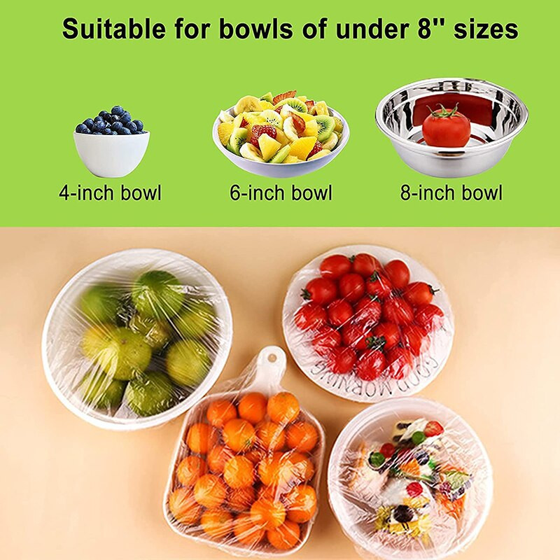 Švieži laikymo maišeliai Daugkartiniai elastiniai PE maisto laikymo dangteliai Sandarinimas tamprūs dubenų dangteliai Universalūs reguliuojami virtuvės priedai