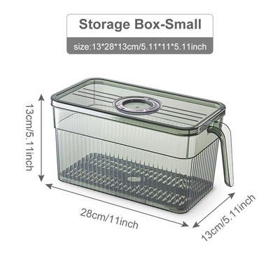 2 vnt. šaldytuvo tvarkyklės stalčiaus virtuvės laikymo dėžutė vaisių kiaušinių šaldytuvo laikymo talpyklos sandėliuko šaldiklio virtuvės reikmenims