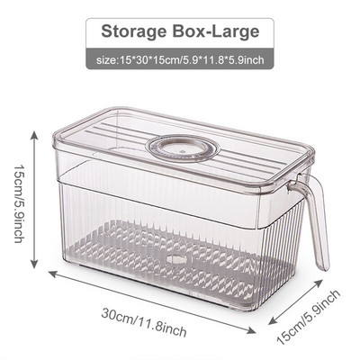 2 vnt. šaldytuvo tvarkyklės stalčiaus virtuvės laikymo dėžutė vaisių kiaušinių šaldytuvo laikymo talpyklos sandėliuko šaldiklio virtuvės reikmenims