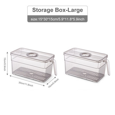 2 vnt. šaldytuvo tvarkyklės stalčiaus virtuvės laikymo dėžutė vaisių kiaušinių šaldytuvo laikymo talpyklos sandėliuko šaldiklio virtuvės reikmenims