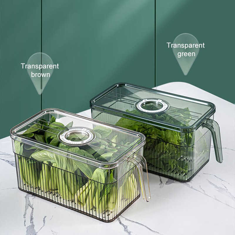 2 vnt. šaldytuvo tvarkyklės stalčiaus virtuvės laikymo dėžutė vaisių kiaušinių šaldytuvo laikymo talpyklos sandėliuko šaldiklio virtuvės reikmenims