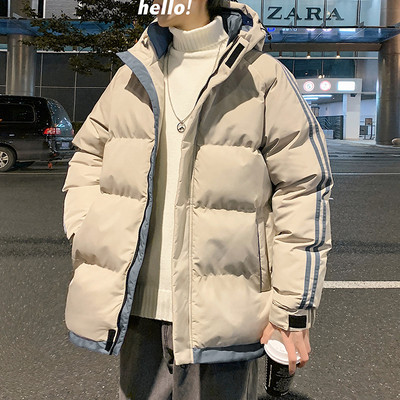 Muška zimska jakna sa rubovima na džepovima