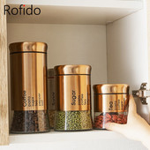 Stakleni spremnik za pohranu Zrna kave Zatvorena staklenka Posude za pohranu hrane Čaj Grickalice Zatvorena kutija Organizator za žitarice Kuhinjske vakuumske staklenke