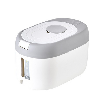 5/10KG meracie domáce uzavreté vedro na ryžu, kuchynské vedro odolné voči hmyzu, vlhkosť odolné, zásobník na obilniny, organizér na krmivo pre domáce zvieratá, nádoba na nádobu
