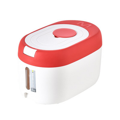 5/10KG meracie domáce uzavreté vedro na ryžu, kuchynské vedro odolné voči hmyzu, vlhkosť odolné, zásobník na obilniny, organizér na krmivo pre domáce zvieratá, nádoba na nádobu