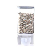 Zidni dozator žitarica Posude za žitarice Skladištenje Hermetički nepropusni dozator riže s 2 rešetke Kanta za zrno Kuhinjska kutija za pohranu hrane za