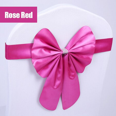 Dekoracija za ceremoniju vjenčanja 10 komada Crveno Plava Već Leptir Kravata Hotelska Banketna Stolica Traka za Konferenciju Događaj Rođendanska zabava