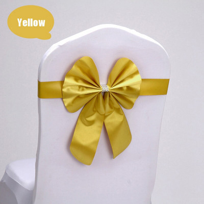 Dekoracija za ceremoniju vjenčanja 10 komada Crveno Plava Već Leptir Kravata Hotelska Banketna Stolica Traka za Konferenciju Događaj Rođendanska zabava