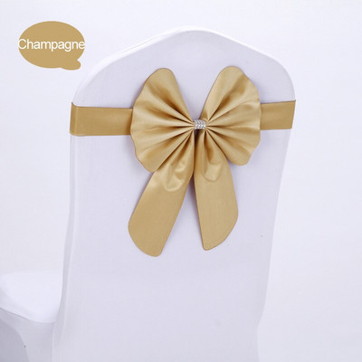 Dekoracija za ceremoniju vjenčanja 10 komada Crveno Plava Već Leptir Kravata Hotelska Banketna Stolica Traka za Konferenciju Događaj Rođendanska zabava