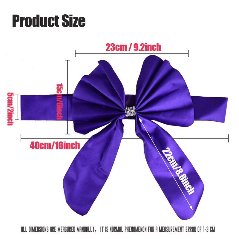 Dekoracija za ceremoniju vjenčanja 10 komada Crveno Plava Već Leptir Kravata Hotelska Banketna Stolica Traka za Konferenciju Događaj Rođendanska zabava