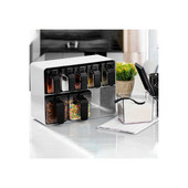 Set elegant de depozitare a alimentelor, condimente, cereale, ceai, zahăr, organizator, 200 ml, 600 ml, organizator de bucătărie, recipiente pentru depozitarea alimentelor, accesoriu de bucătărie