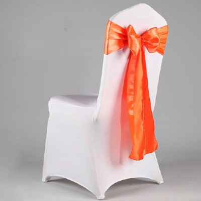 25 kom Ružičasto zlatne vjenčane satenske trake za stolice Svilena vrpca leptir mašna za stolicu Banket Hotelska zabava Dekoracija događaja