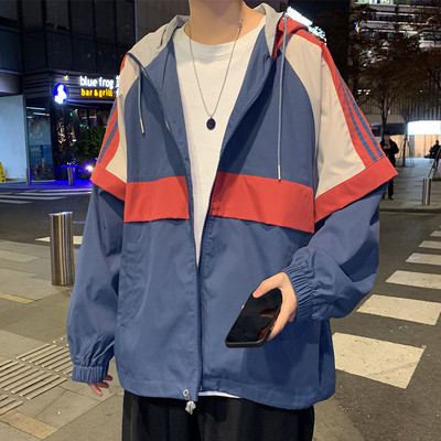 Jachetă casual bărbătească cu pasătură