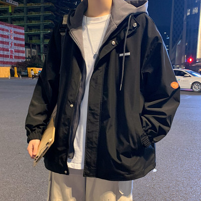 Jachetă casual bărbătească cu pasătură