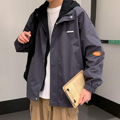 Jachetă casual bărbătească cu pasătură