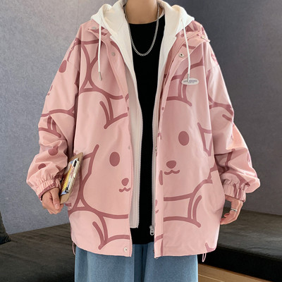 Jachetă casual bărbătească cu pasătură