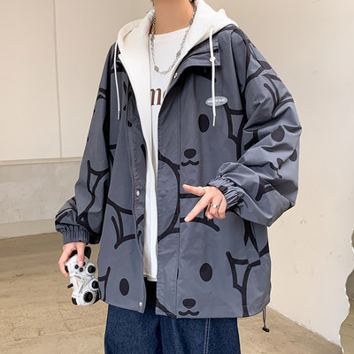 Jachetă casual bărbătească cu pasătură