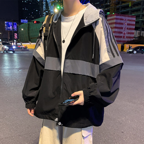 Jachetă casual bărbătească cu pasătură