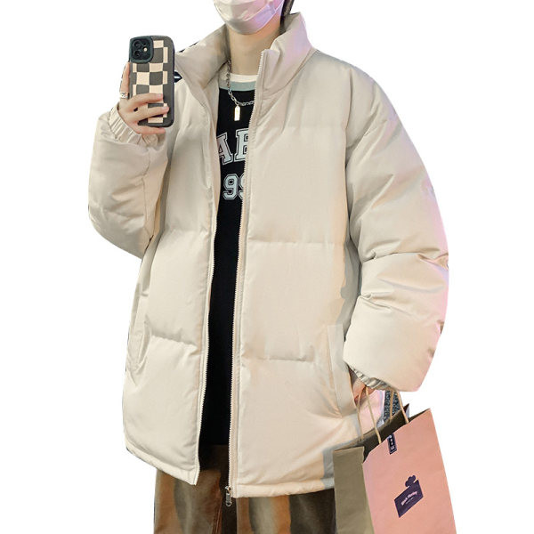 Ležerna zimska jakna s visokim ovratnikom