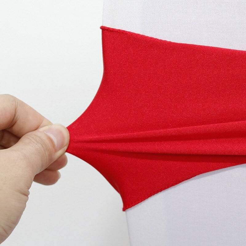 10/50 buc spandex elastic pentru scaune acoperă benzi cu arc cu cataramă pentru petrecere de nuntă, banchet, hotel, birou, întâlnire, decorațiuni
