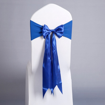 10 komada satenske trake za stolice Vjenčane trake za stolice za vjenčanje Mašna Vrpca za stolice za zabave Dekoracije za rođendane vjenčanih