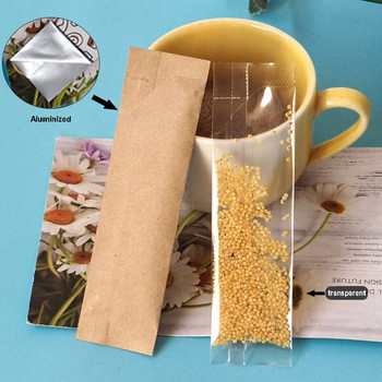 Long strip αλουμινόχαρτο σακούλα κόκκους καφέ Αποθήκευση καφέ σε σκόνη Αντικατάσταση γεύματος ξηρού γάλακτος Υγρό τσαγιού σφραγισμένη συσκευασία μιας χρήσης