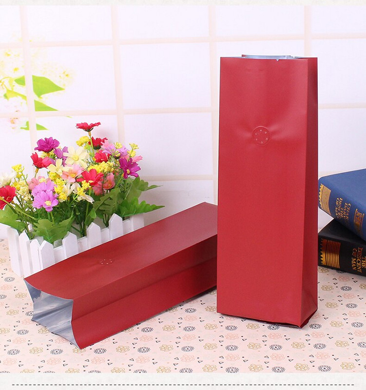 Organo aliuminio folija Savaime laikantis maišelis Kavos pupelės Riešutai Arbata Kavos milteliai Pakavimo maišelis su oro vožtuvu uždarytu maisto laikymo maišeliu