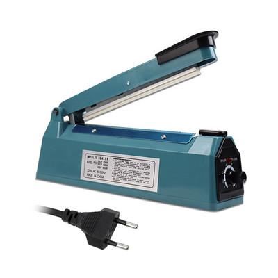 KKmoon 8-inch Impulse Sealer Aparat manual de sigilare termica PE/PP Sigilator de pungi pentru acasa, restaurant, ambalare alimente, unelte de bucatarie