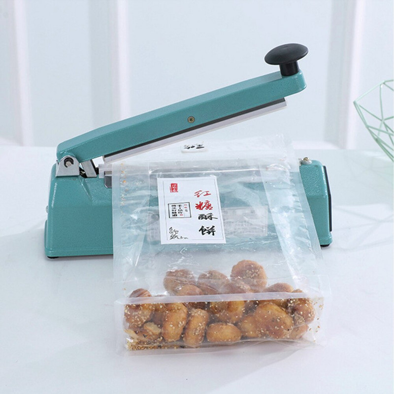 KKmoon 8-inch Impulse Sealer Aparat manual de sigilare termica PE/PP Sigilator de pungi pentru acasa, restaurant, ambalare alimente, unelte de bucatarie