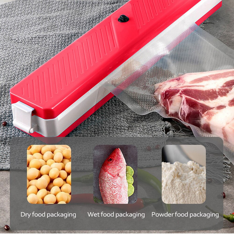 Mașină de etanșat în vid Mașină de ambalat în vid de uz casnic Mașină mică de etanșare în vid pentru conservarea alimentelor automată