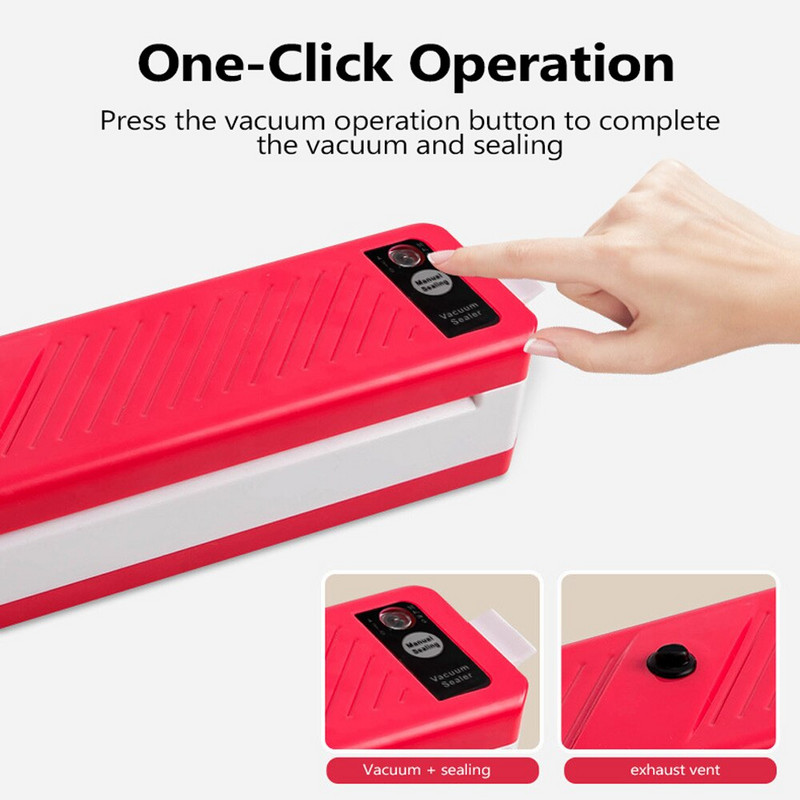 Mașină de etanșat în vid Mașină de ambalat în vid de uz casnic Mașină mică de etanșare în vid pentru conservarea alimentelor automată