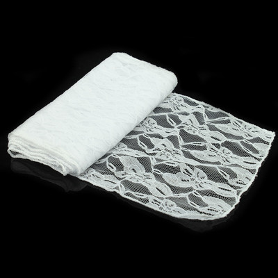 10 komada bijelih pojaseva za stolice Moderna čipkasta leptir traka za stolice za svadbene stolove Dekoracija za stolove Potrepštine za bankete 18x275 cm