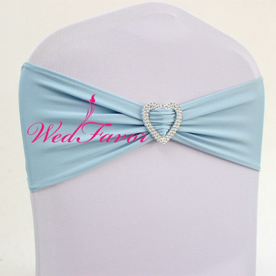10 vnt. 50 vnt. Lycra Stretch Vestuvių kėdės lankas, elastinga spandex kėdės juosta su širdelės sagtimi, skirta viešbučio renginio vakarėliui papuošti