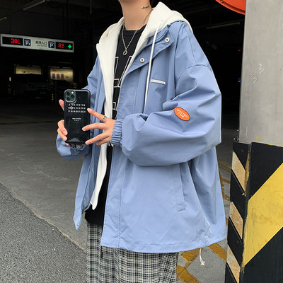 Uska muška jakna s kapuljačom - široki model