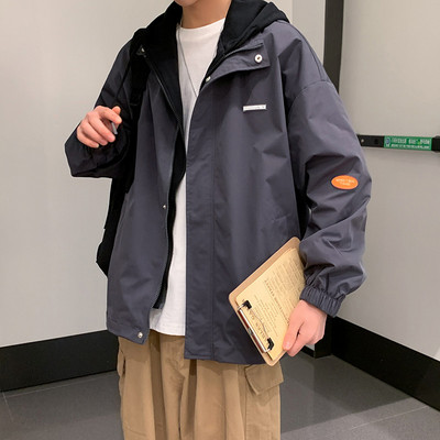 Uska muška jakna s kapuljačom - široki model