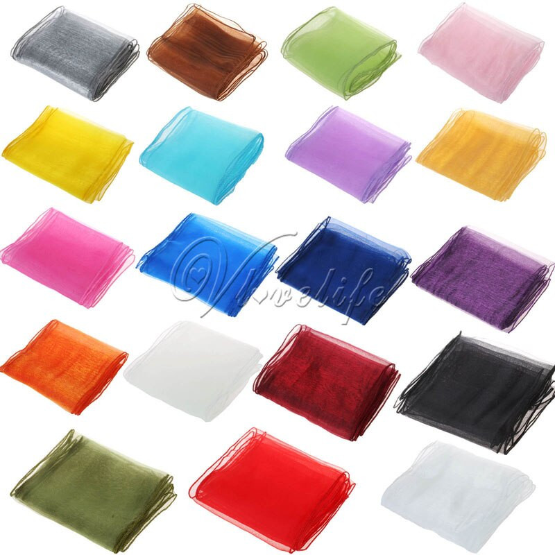 100 τεμ. Organza Chair Sash Chair Φιόγκος Γάμος Sashes Γαμήλιο πάρτι Εκδηλώσεις γενεθλίων Διακοσμήσεις δεξιώσεων