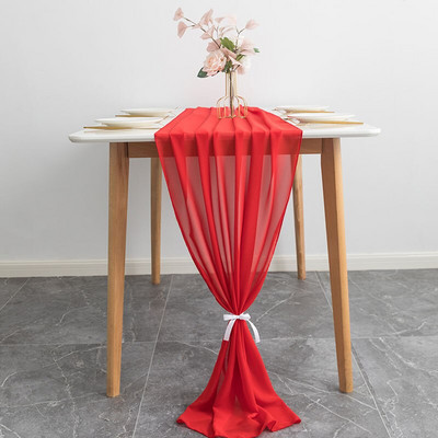 1 ks 70x300cm Chiavari šifónové šerpy na stoličky na bankety, svadobné hostiny, dekorácie pre severnú Európu INS prestieradlo