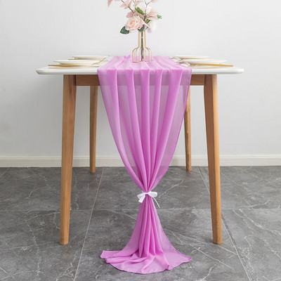 1 ks 70x300cm Chiavari šifónové šerpy na stoličky na bankety, svadobné hostiny, dekorácie pre severnú Európu INS prestieradlo