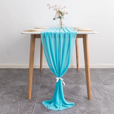 1 ks 70x300cm Chiavari šifónové šerpy na stoličky na bankety, svadobné hostiny, dekorácie pre severnú Európu INS prestieradlo