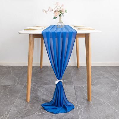 1 ks 70x300cm Chiavari šifónové šerpy na stoličky na bankety, svadobné hostiny, dekorácie pre severnú Európu INS prestieradlo