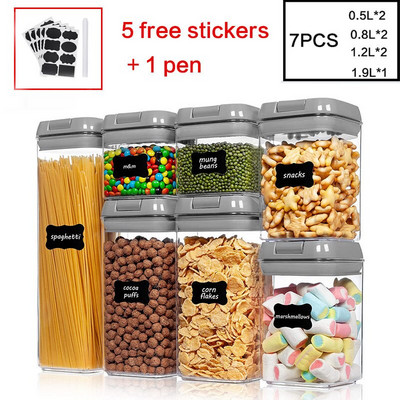 Plastični spremnik za pohranu Staklenka za žitarice Boca za pohranu Staklenka za hranu Nepropusna brašno tjestenina kuhinja kuhinja hladnjak boca za pohranu