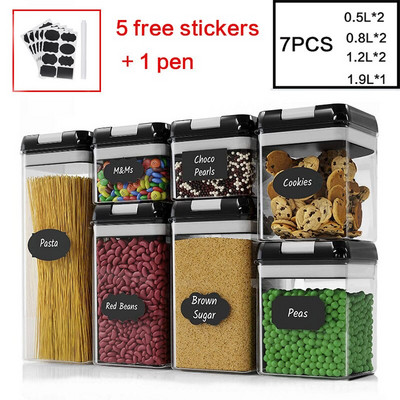 Plastični spremnik za pohranu Staklenka za žitarice Boca za pohranu Staklenka za hranu Nepropusna brašno tjestenina kuhinja kuhinja hladnjak boca za pohranu