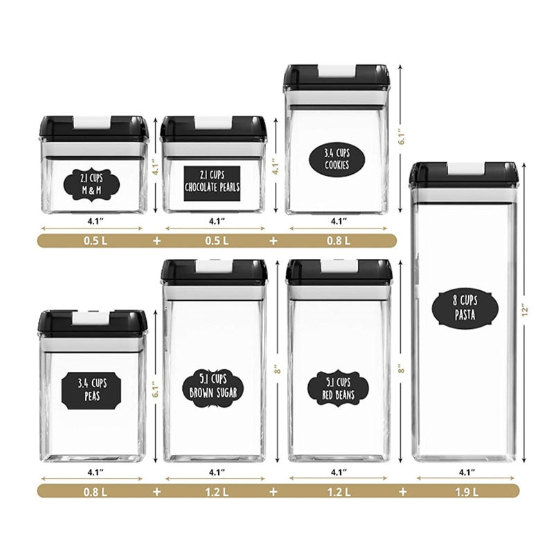 Plastični spremnik za pohranu Staklenka za žitarice Boca za pohranu Staklenka za hranu Nepropusna brašno tjestenina kuhinja kuhinja hladnjak boca za pohranu